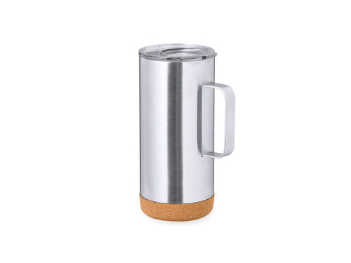 Tasse thermique en acier inox recyclé à double paroi et 450 ml de capacité - Frilan Personnalise