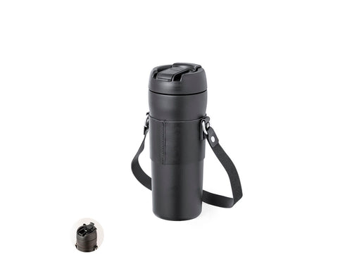 Élégant bidon thermique de 700 ml de capacité, fabriqué en acier inox à double paroi - Matner Personnalise