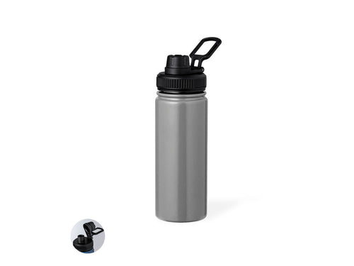 Bidon thermique en acier inox, avec double paroi et 550 ml de capacité - Corvac Personnalise