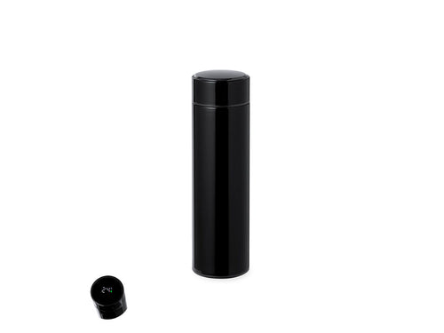 Thermos haute qualité à double paroi et 450ml de capacité, avec thermomètre tactile intégré dans le bouchon - Sutung Personnalise