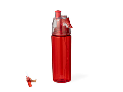 Bidon de 600 ml avec vaporisateur dans le bouchon pour se rafraîchir - Fluxi Personnalise
