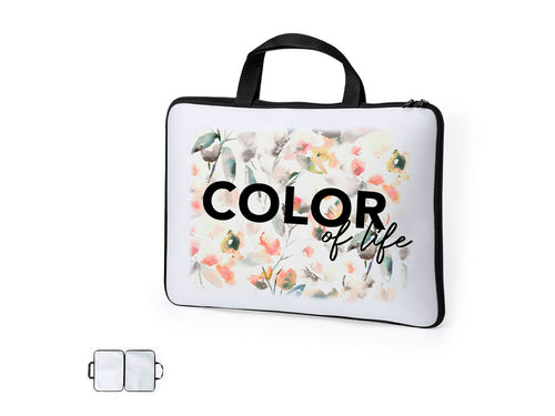 Housse pratique pour ordinateur portable jusqu'à 15 pouces en soft shell - Lury Personnalise