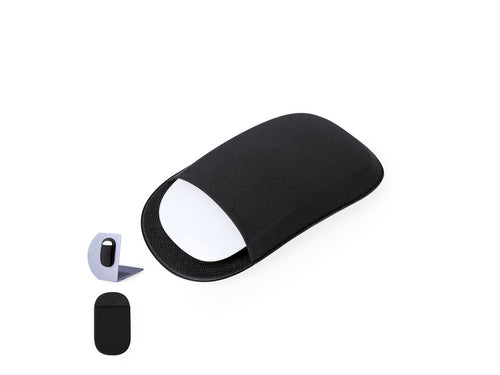 Étui pratique pour différents accessoires fabriqué en lycra noir souple - Zygon Personnalise