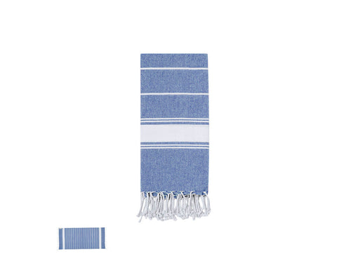 Douce serviette paréo en 100% coton recyclé de 180g/m2 - Lainen Personnalise