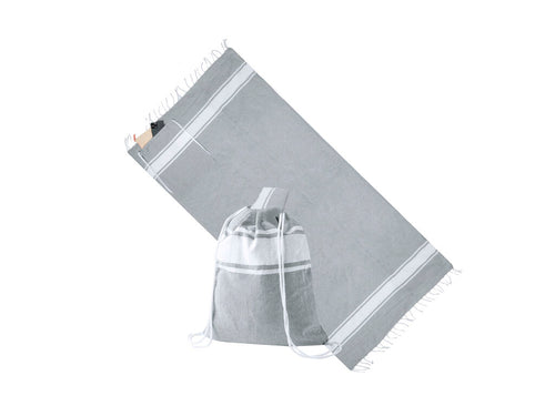 Sac à dos paréo 180x90cm en coton recyclé résistant de 170g/m2 dans différentes couleurs - Carey Personnalise