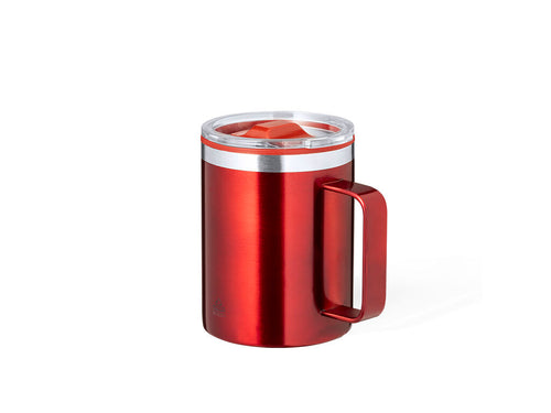 Tasse thermique en acier inox recyclé, avec double paroi et isolation de 400 ml - Suprax Personnalise