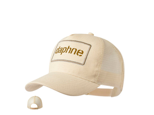 Casquette à 5 panneaux de type Trucker en polyester RPET résistant - Daphne Personnalise