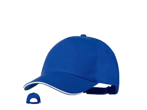 Casquette 5 panneaux en polyester RPET - Sandrok Personnalise