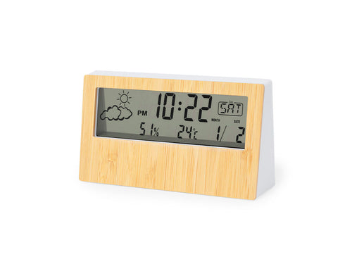 Station météo avec avant en bambou - Roamer Personnalise