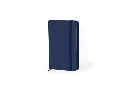 Bloc-notes avec couverture rigide en RPET 300D - Pushkin Personnalise