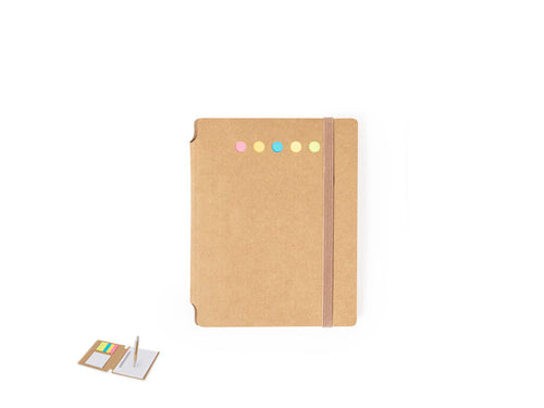 Bloc-notes en carton recyclé - Wombax Personnalise