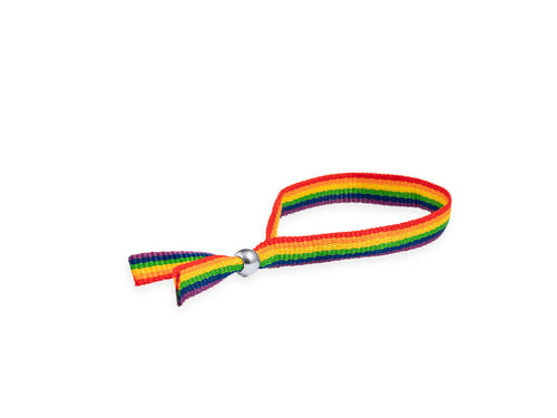 Bracelet Rainbow multicolore, fabriqué en polyester doux - Jabisk Personnalise