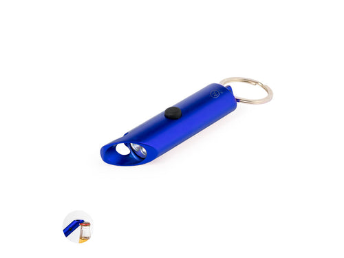Porte-clés robuste en aluminium recyclé - Kushing Personnalise