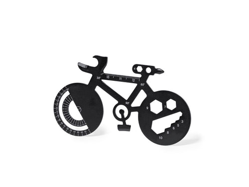 Original et pratique multi-outils en acier inox en forme de vélo - Balint Personnalise