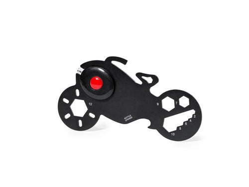 Original et pratique multi-outils en acier inox en forme de moto - Flanery Personnalise