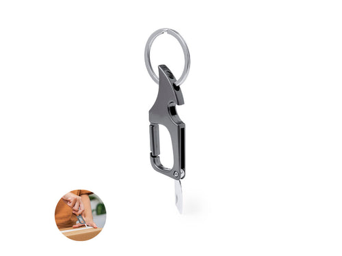 Porte-clés décapsuleur métallique pratique - Kaizen Personnalise