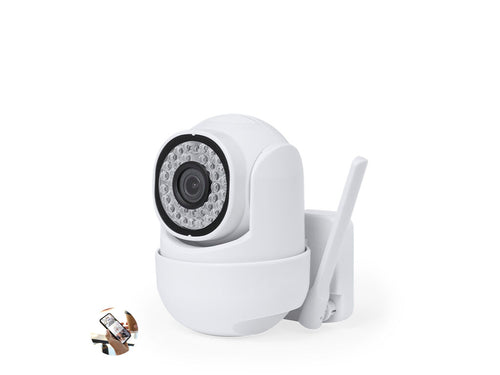 Caméra de sécurité intelligente HD 360° avec support mural et fixation - Grotex Personnalise