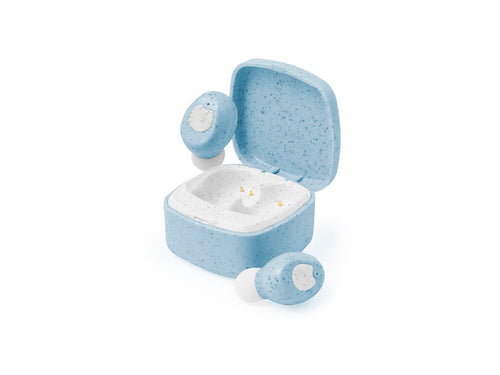 Écouteurs fabriqués en fibre de blé, avec connexion Bluetooth® 5 - Oriley Personnalise