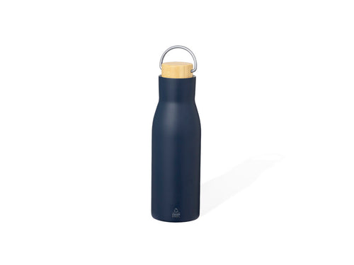 Bidon thermique de 500ml de capacité, fabriqué en acier inox recyclé à double paroi - Prismix Personnalise