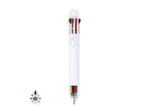 Stylo à bille avec 8 couleurs d'écriture variées en ABS - Kiviuk Personnalise