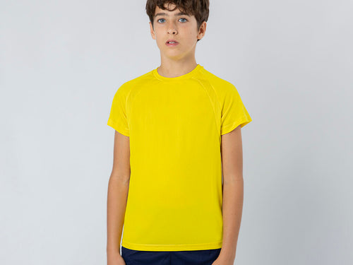 T-shirt technique pour enfant en matériau 100% polyester respirant 135g/m2 - Sappor Personnalise