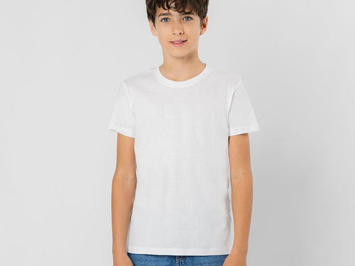 T-shirt enfant unisexe à manches courtes en construction tubulaire, 100% coton jersey 160 g/m² - Seiyo Personnalise