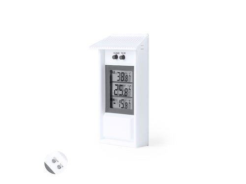 Pratique station météorologique extérieure à accrocher, avec un design de cabane - Dreax Personnalise