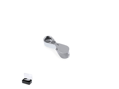 Loupe pliante avec grossissement 30x fabriquée en métal résistant - Yoplin 30X Personnalise