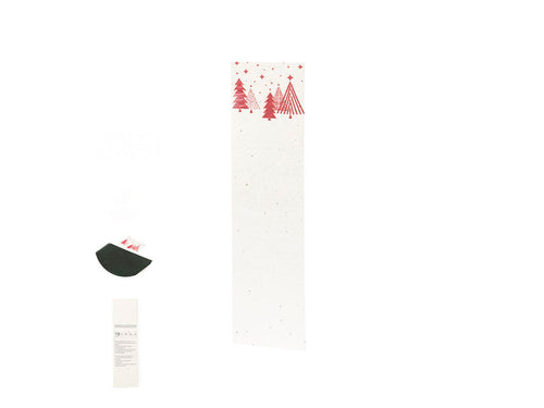 Marque-page de Noël en papier ensemencé avec design de Noël - Baird Personnalise