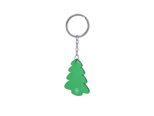 Porte-clés sapin de Noël en aluminium recyclé - Shappier Personnalise