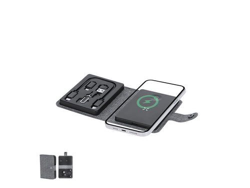 Station de charge complète en 300D RPET - Zakary Personnalise
