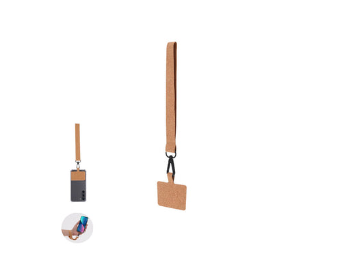 Bracelet porte-smartphone en liège - Naomix Personnalise