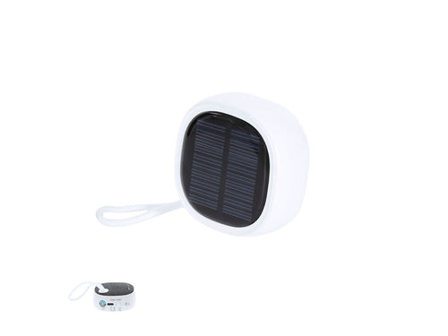 Haut-parleur solaire fabriqué dans une combinaison de matériaux recyclés (ABS recyclé et RPET) - Kompec RCS Personnalise