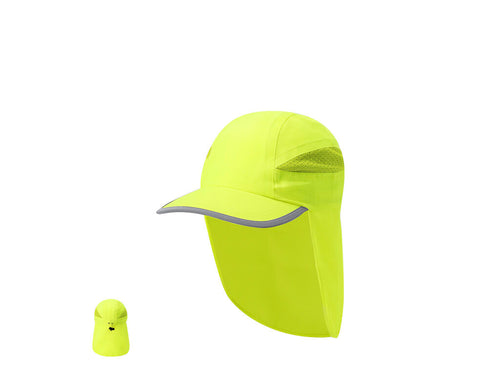 Casquette en polyester de couleur fluorescente, idéale pour une meilleure visibilité - Fiola Personnalise