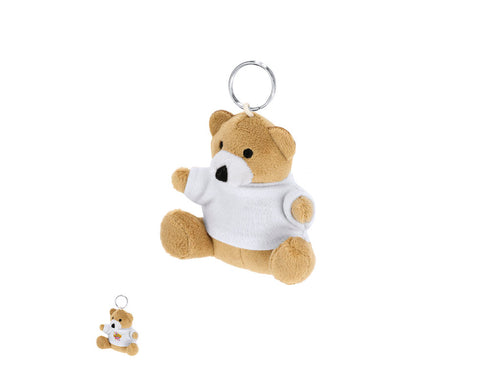 Porte-clés ours en peluche avec T-shirt personnalisable, idéal pour la sublimation - Pickford Personnalise