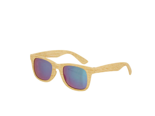 Lunettes de soleil avec une monture en style bois - Sailek Personnalise