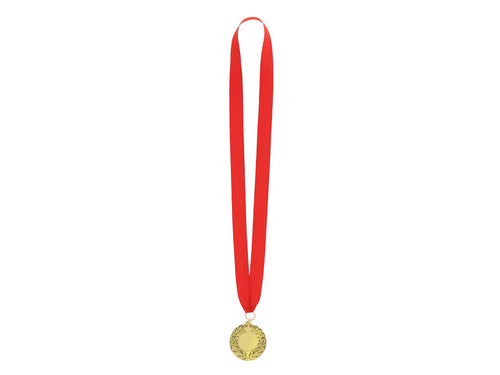 Médaille en métal avec une finition dorée en relief - Gussy Personnalise