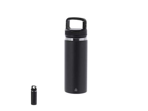 Gourde thermique de 550 ml de capacité, fabriquée en acier inoxydable recyclé à double paroi - Nabrax Personnalise