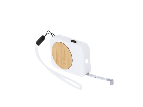 Mètre de 1 mètre en bambou et ABS avec lumière LED intégrée - Neuver 1m Personnalise