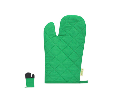 Gant en coton organique avec revêtement en caoutchouc dans la zone de prise pour une meilleure protection contre des températures élevées - Kinix Personnalise