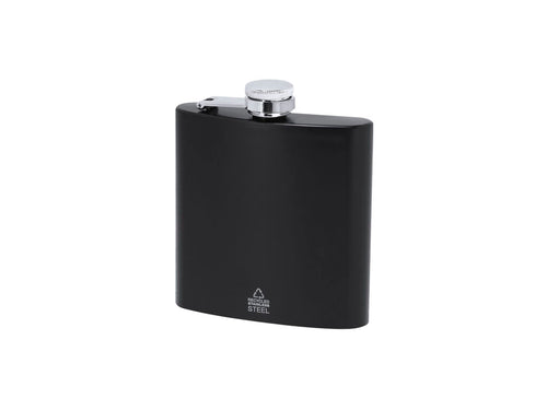 Flasque de 175 ml de capacité avec corps en Acier Inoxydable Recyclé et bouchon de sécurité à vis - Lindog Personnalise