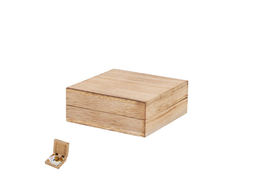 Coffret de présentation en bois naturel - Macalix Personnalise