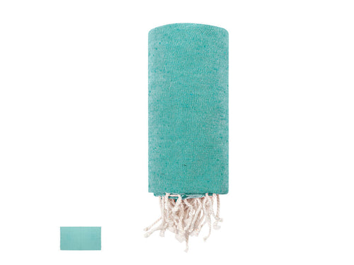 Serviette pareo de 180g/m2 en combinaison de coton recyclé et RPET - Dikky Personnalise