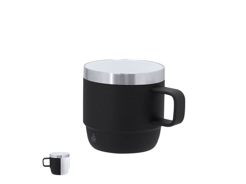 Tasse fabriquée en Acier Inox Recyclé à double paroi d'une capacité de 180 ml - Milayka Personnalise