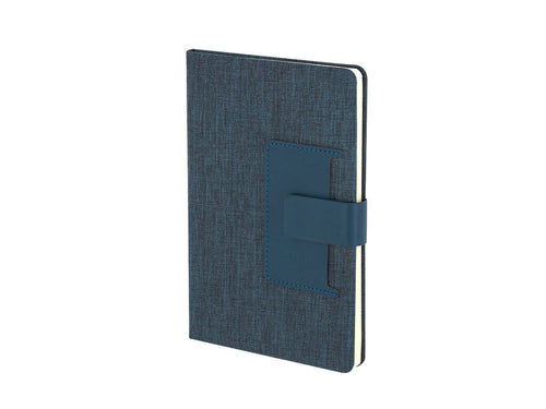 Bloc-notes à couvertures rigides en combinaison de polyester RPET 300D et PU - Flitfud Personnalise