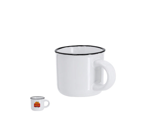 Tasse en céramique de 85 ml de capacité avec design vintage - Monbeik Personnalise
