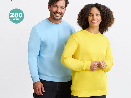 Sweatshirt unisexe en coton et polyester en douce polaire grattée 280 g/m² - Cosmos Personnalise