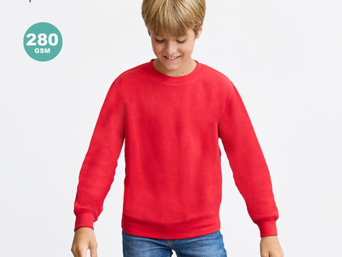Sweatshirt enfant unisexe en coton et polyester en douce polaire grattée 280 g/m² - Cosmos Personnalise