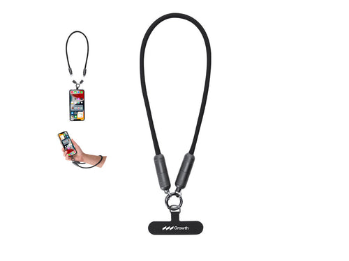 Lanyard câble de charge, fonction de transfert de données et support pour mobile - Micers Personnalise