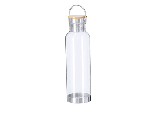 Borraccia da 800 ml in RPET con corpo trasparente in RPET - Luxan Personnalise